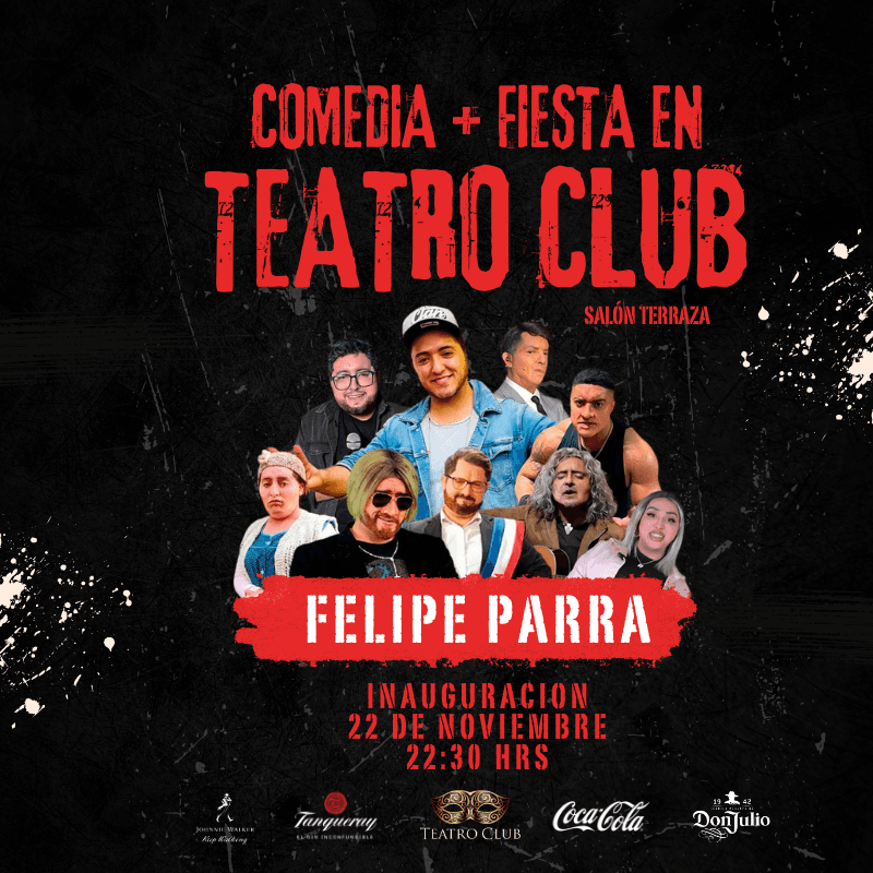 Felipe Parra en Teatro Club – Vive la escena image}